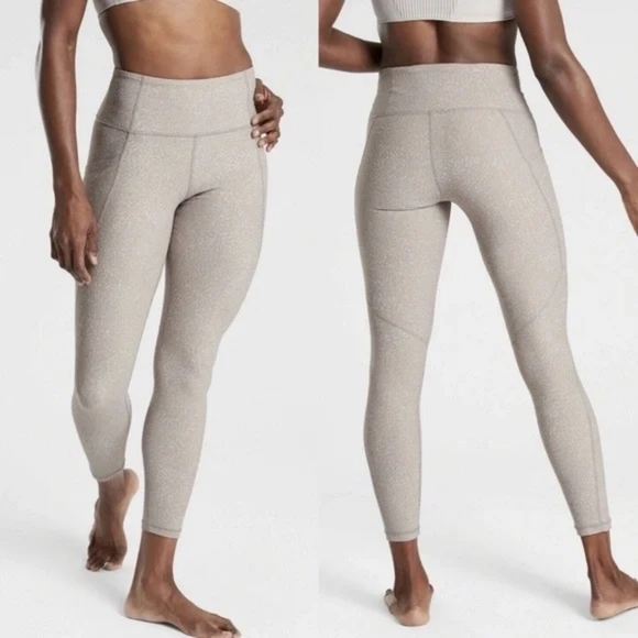 Athleta Salutation Stash Pocket Tight in Rainwater Print Size XS - Picture 7 of 8
